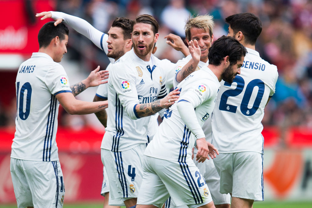 Sporting Gijn x Real Madrid - Liga Espanhola 2016/17 - CampeonatoJornada 32