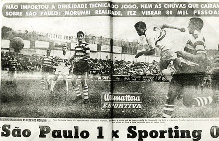 São Paulo x Sporting (Amistoso 1960) Inauguração do Morumbi