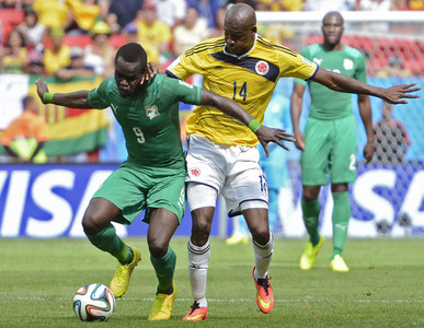 Colmbia v Costa do Marfim (Mundial 2014)