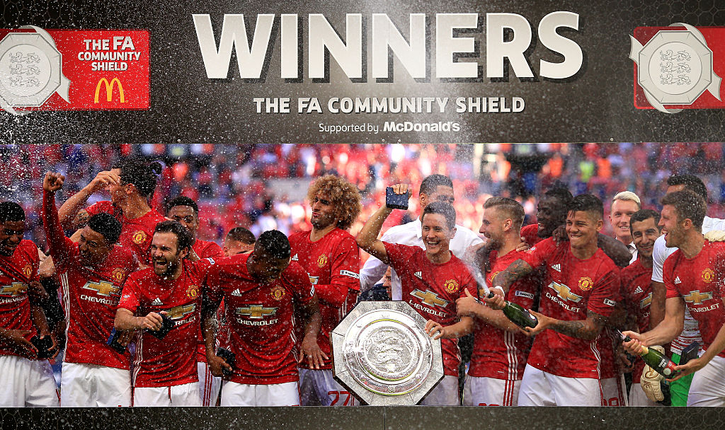 O Manchester United venceu a Community Shield