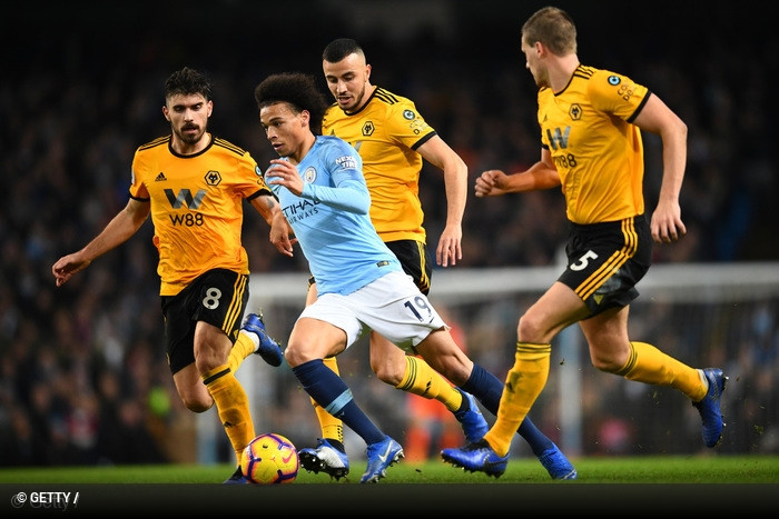 Manchester City x Wolverhampton - Premier League 2018/2019 - CampeonatoJornada 22